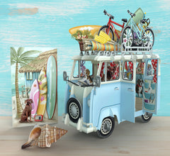 Me&McQ The Camper Van 3D Card