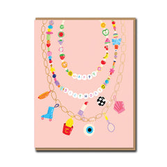 1973 Carolyn Suzuki Festival Beads Card