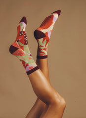 Powder Design - Ladies Ankle Socks Modern Parrot