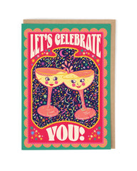 ‘Let’s Celebrate You’ Congratulations Card - Cath Tate Cards