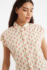 Louche Abinaya Shirt Pineapple - Off White