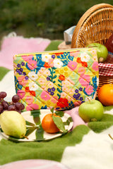 Estella Bartlett Medium Pouch Yellow Floral Print