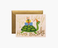 Rifle Paper - Turtle Belated Birthday