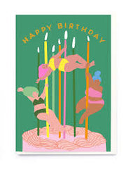 Noi Publishing Pole Dancers Birthday Card