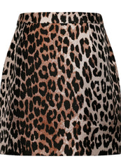 Noella Jewel Skirt - Leopard