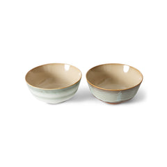 HKLIVING 70s Ceramics Ramen Bowls Verge - Set of 2