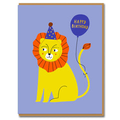 1973 Lion Birthday Card