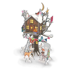 Roger La Borde Festive Pop & Slot Advent Calendar - Christmas Treehouse Pink