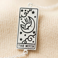 Lisa Angel Silver The Moon Tarot Card Bracelet