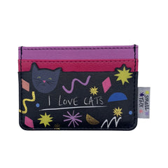 House of Disaster - Small Talk “I love cats…and credit cards” Card Holder