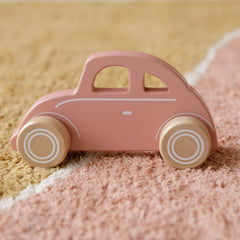 The Little Dutch - Wooden Toy Car Pink