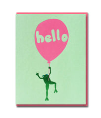 Joyful Floating Frog Card - 1973