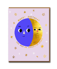 Moonphase Birthday Card - 1973