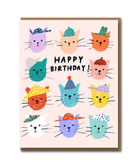 Cat Pals Birthday Card - 1973