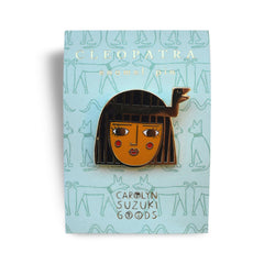 Cleopatra Pin Badge by Carolyn Suzuki - 1973