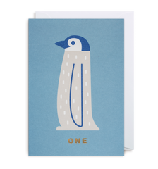 Number One Penguin Card - Lagom Design