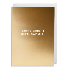 Lagom Design Shine Bright Birthday Girl Card