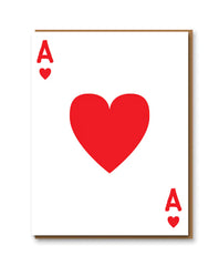 Ace Of Hearts Card - 1973