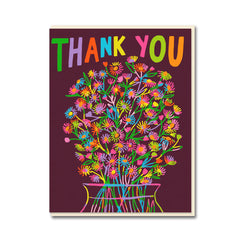 Flowers Thank You Card - 1973