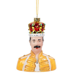 Cody Foster & Co Freddie Mercury Glass Ornament