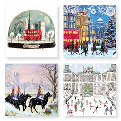 Museums and Galleries - Christmas In London - Xmas Card 20 Pack