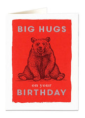 Archivist Big Hugs Birthday Card