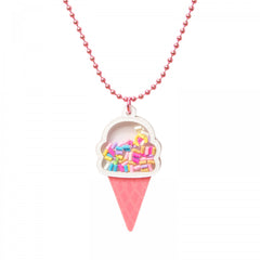 Acorn & Will Acrylic Necklace - Ice Cream