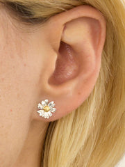 Alex Monroe Little Daisy Stud Earrings