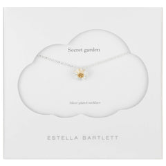 Estella Bartlett Wildflower Necklace Silver Plated