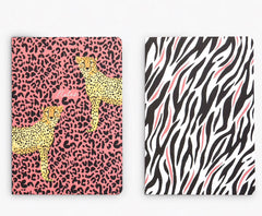 Portico Notebook - Animal Print A5 Set of 2