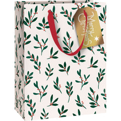 Stewo Giftwrap - Mistletoe Aurelia Gift Bag Medium