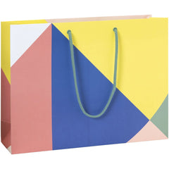 Stewo Giftwrap - Large Colourful Geo Gift Bag