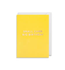 Lagom Design - Small Card Big Birthday Mini Card