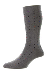 Pantherella Shelford Socks - Mid Grey