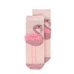 Meri Meri Socks - Flamingo Sparkle 3-5 years