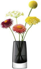 LSA - Stems Small Mini Flower Vase - Smoke