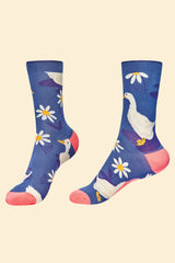 Powder Design - Daisy Ducks Ankle Socks Navy