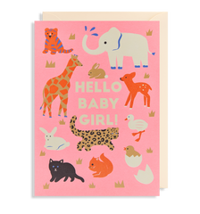 Lagom Design - Hello Baby Girl! Card
