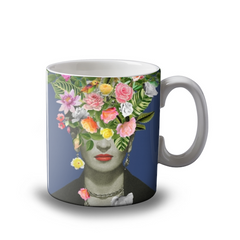 Art Wow Frida Floral Blue Mug