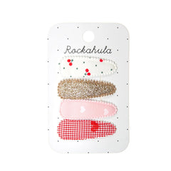 Rockahula Kids Sweet Cherry Fabric Clip Set