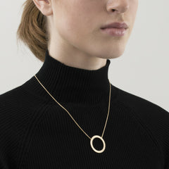 Dansk Copenhagen - Theia Custom Circle Necklace - Gold Plating