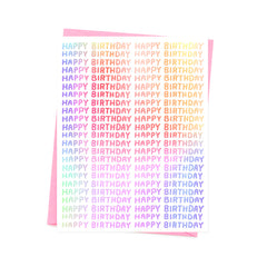 Happy Birthday Repeat Card - 1973
