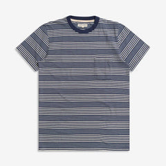 Far Afield Perry Stripe T-Shirt - Navy