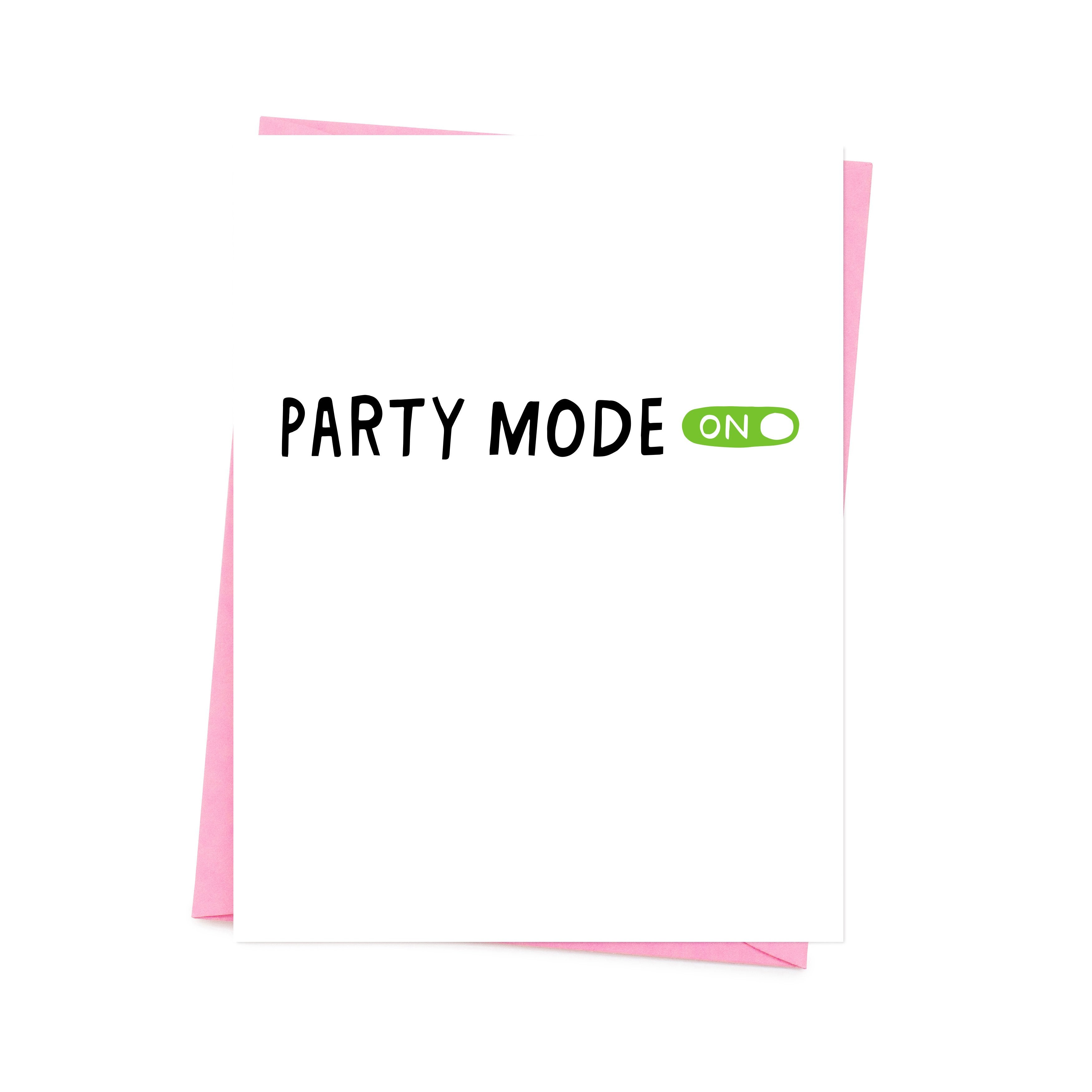 party mode click is on. base white