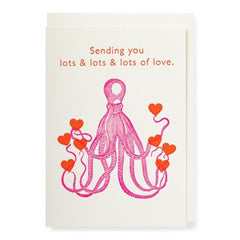 Archivist - Octopus & Hearts Card