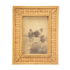 Sass and Belle Rattan Photo Frame