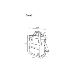 Roka Bantry Small Sustainable Nylon Petrol Backpack