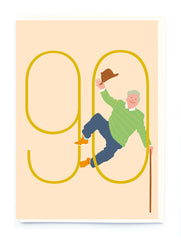 Noi Publishing Men's Age 90 Birthday Card