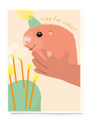 Noi Publishing Hamster Birthday Card