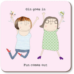 Rosie Made A Thing - Gin Goes In Coaster